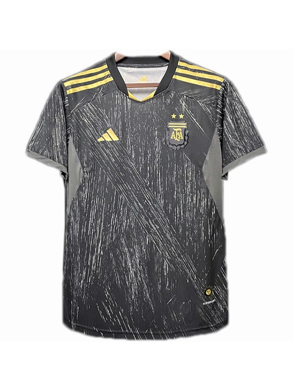 Argentina special jersey men's black sportswear football top shirt 2022-2023